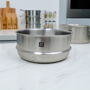 德国双立人SILVER银光系列不锈钢蒸笼蒸锅蒸屉蒸格18/20cm奶锅用