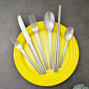 德国双立人不锈钢西餐具套装24件套复古银餐刀餐勺餐叉筷子