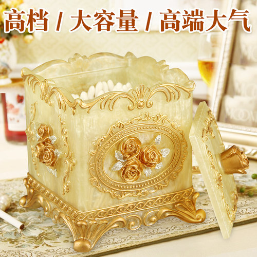 创意牙签盒棉签盒轻奢桌面收纳盒