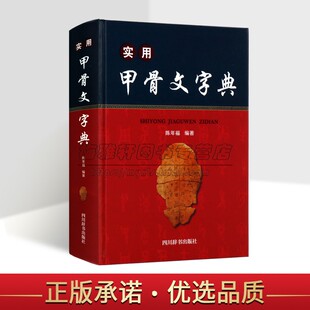 实用甲骨文字典 学习甲骨文字典 解析甲骨文字形字义殷墟甲骨文构形分析有音序和笔画索引便于查检 陈年福 著 四川辞书出版社