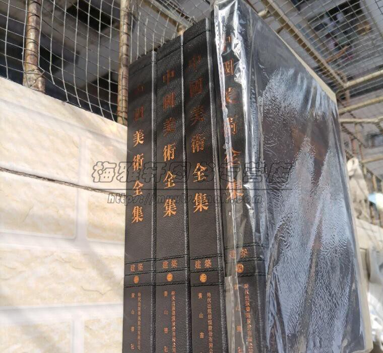 中国古建筑图集中国美术全集4册 中国古代古典传统皇家民间古建筑园林工程庙宇殿堂宫殿楼阁民族外景装饰画册图集图鉴书籍