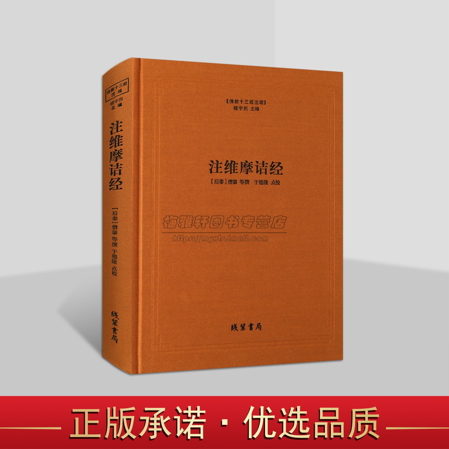 佛教十三经注疏：注维摩诘经(后秦)僧肇撰于德隆点校简体横排本佛经大藏经佛经原文原著注释解析 线装书局的书籍
