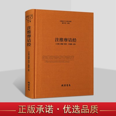 佛教十三经注疏：注维摩诘经(后秦)僧肇撰于德校注 简体横排本 佛经原文原著注释 线装书局