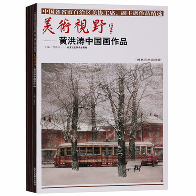 正版 美术视野 中国画部分 中国各省市自治区美协主席 副主席作品精选（共4册）黄洪涛易洪斌等中国画作品 北京工艺美术出版社图书