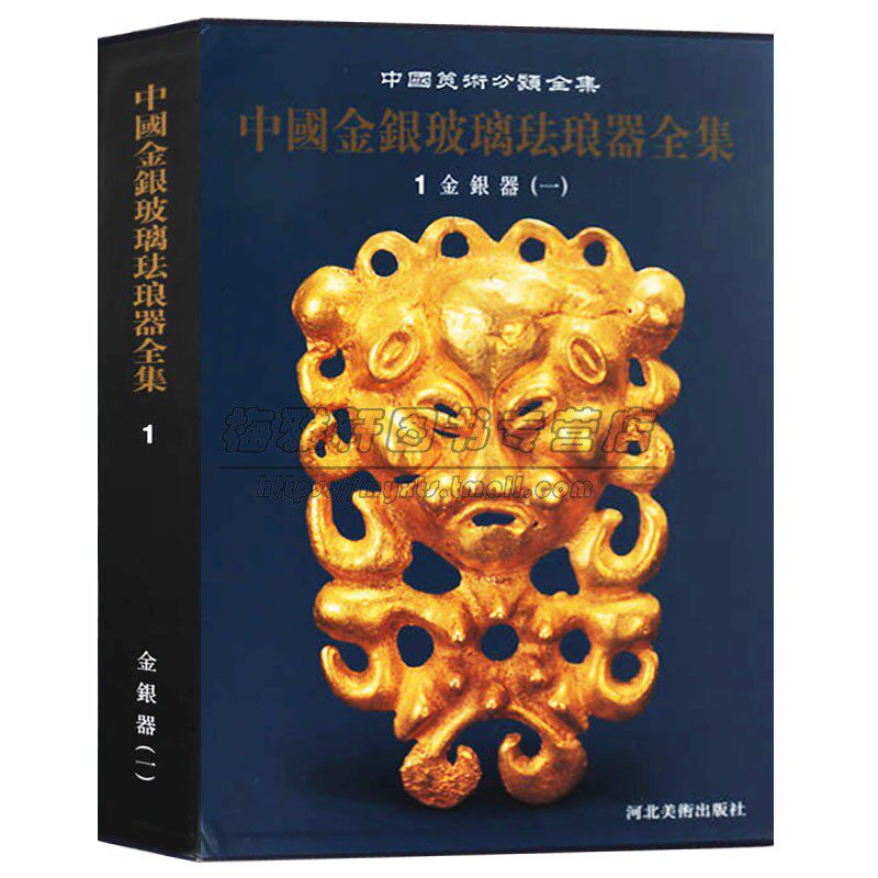 中国金银玻璃珐琅器全集金银器1册中国历代古代考古文物工艺美术艺术品文化金银器物器皿的知识研究图册集图鉴收藏鉴赏书籍