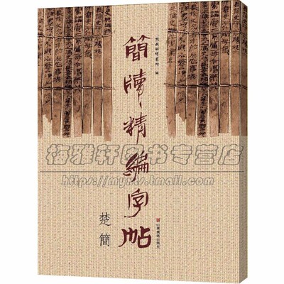 简牍精编字帖 楚简 毛笔书法工具书理论字帖楷书教程篆刻练习赏析临摹初学者入手范本历代名碑帖兵书战策律法文书医术养生艺术礼仪