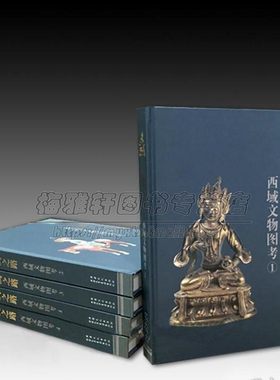 中国新疆西域丝绸之路文物图考5册新疆地区古墓葬群瓷器陶器壁画洞窟岩画遗址古城遗址石碑古建筑旧石器坎尔井工程文物考古书籍