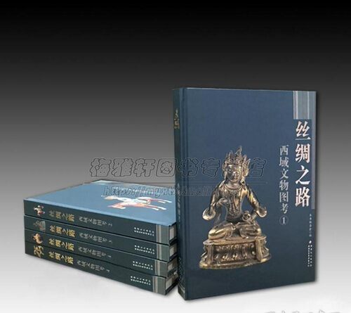 中国新疆西域丝绸之路文物图考5册新疆地区古墓葬群瓷器陶器壁画洞窟岩画遗址古城遗址石碑古建筑旧石器坎尔井工程文物考古书籍
