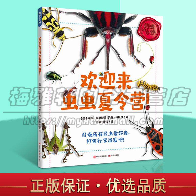 正版 酷酷的自然 欢迎来虫虫夏令营 蒂姆 福莱斯特 伊安 哈梅尔 著 苏靓 徐强 著 儿童少儿科普读物 经典科学知识 现代出版社图书