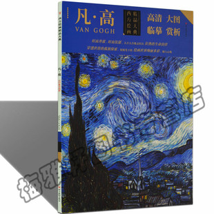 正版 大图赏析文森特.梵高凡高西方绘画精品大典画册画集作品集印象主义大师绘画艺术书籍 外国名家精品集文森特凡高高清临摹范本