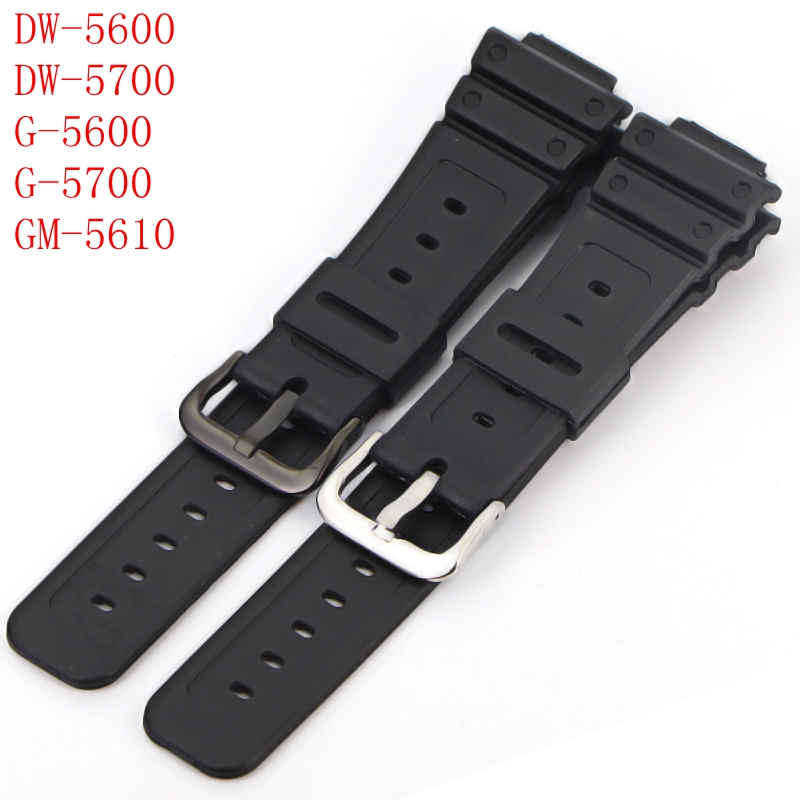 兼容卡西欧G-SHOCK手表配件DW/G-5600E/5700/5000/GW-M5610表带16