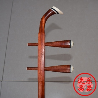 【精品】缅甸红花梨光板二胡琴杆/越胡琴杆/高胡琴杆带琴轴