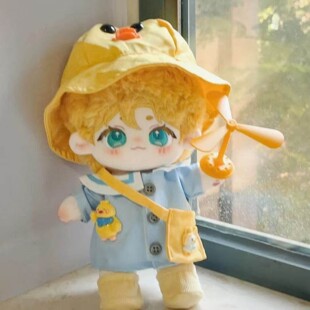 时空中的绘旅人罗夏20cm棉花娃娃带衣服游戏周边同人毛绒换装玩偶