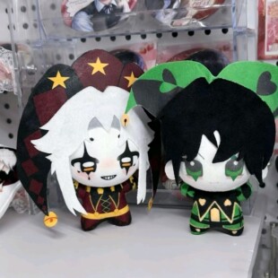 (限量)爆款怪胎马戏团pierrot10cm棉花娃娃harlequin同款同款礼品