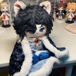 王者荣耀孙权属性20cm棉花娃娃衣服套装公仔玩偶同人礼物周边