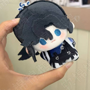 原创王者荣耀同人周边孙权属性10cm棉花娃娃印花毛绒玩偶公仔送人