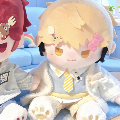 夏斐vein40CM时光代理人坐姿棉花娃娃衣服公仔礼物可爱玩偶周边