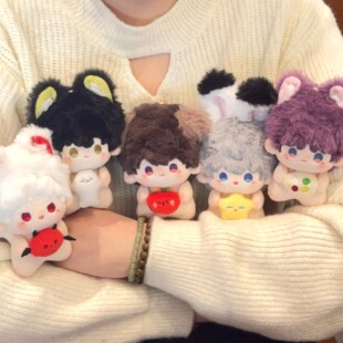 恋与深空10cm抱抱体原创同人黎深沈星回祁煜秦彻夏以昼棉花娃娃