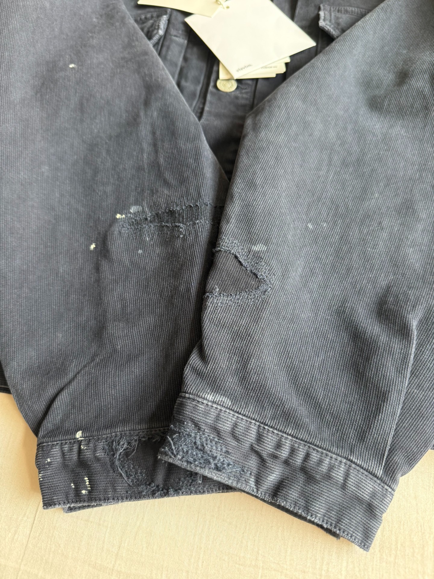 visvim 101xx Jacket Crash Dry Pique — back