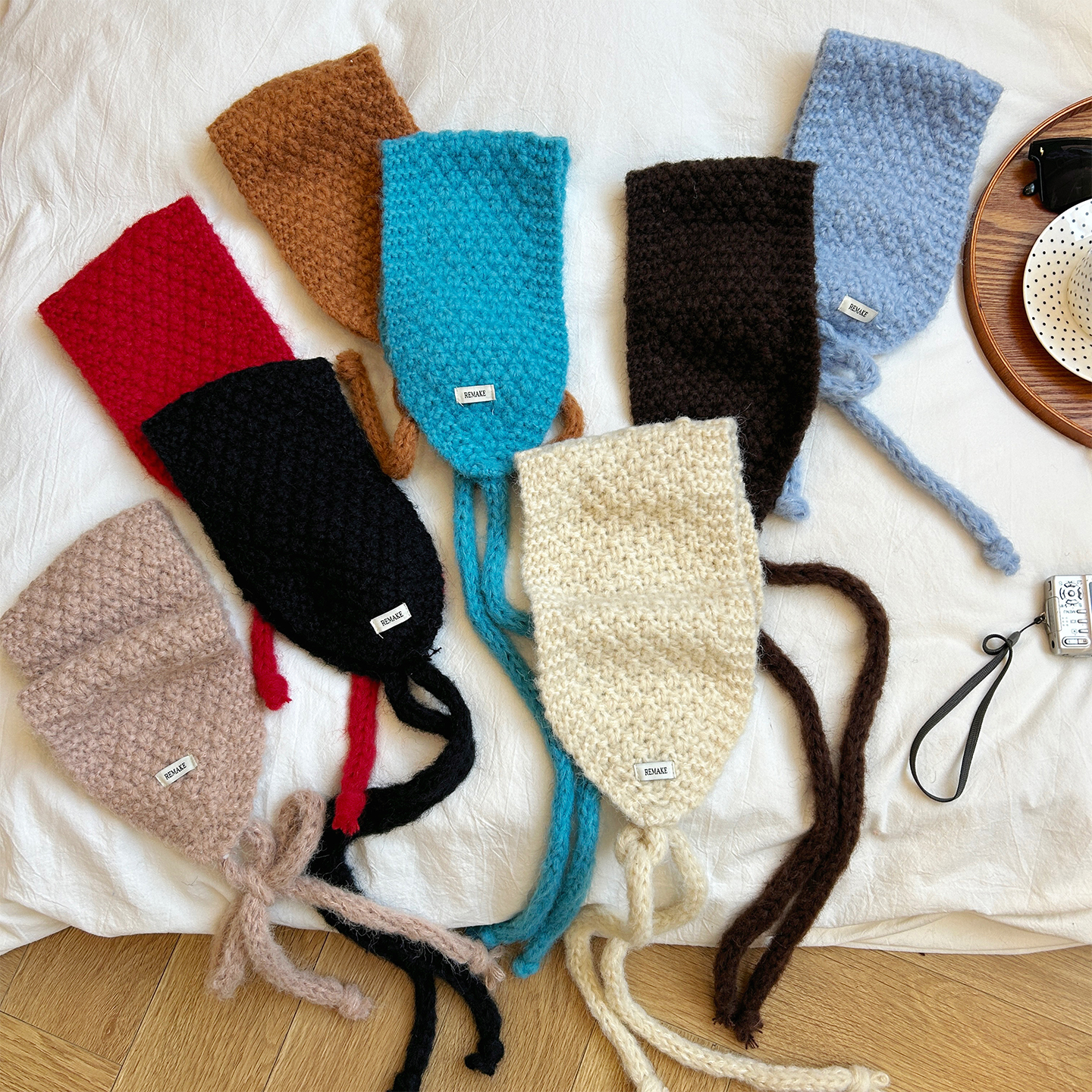 2025新款韩版针织毛线耳罩女秋冬季保暖百搭护颈领巾耳暖耳捂子潮