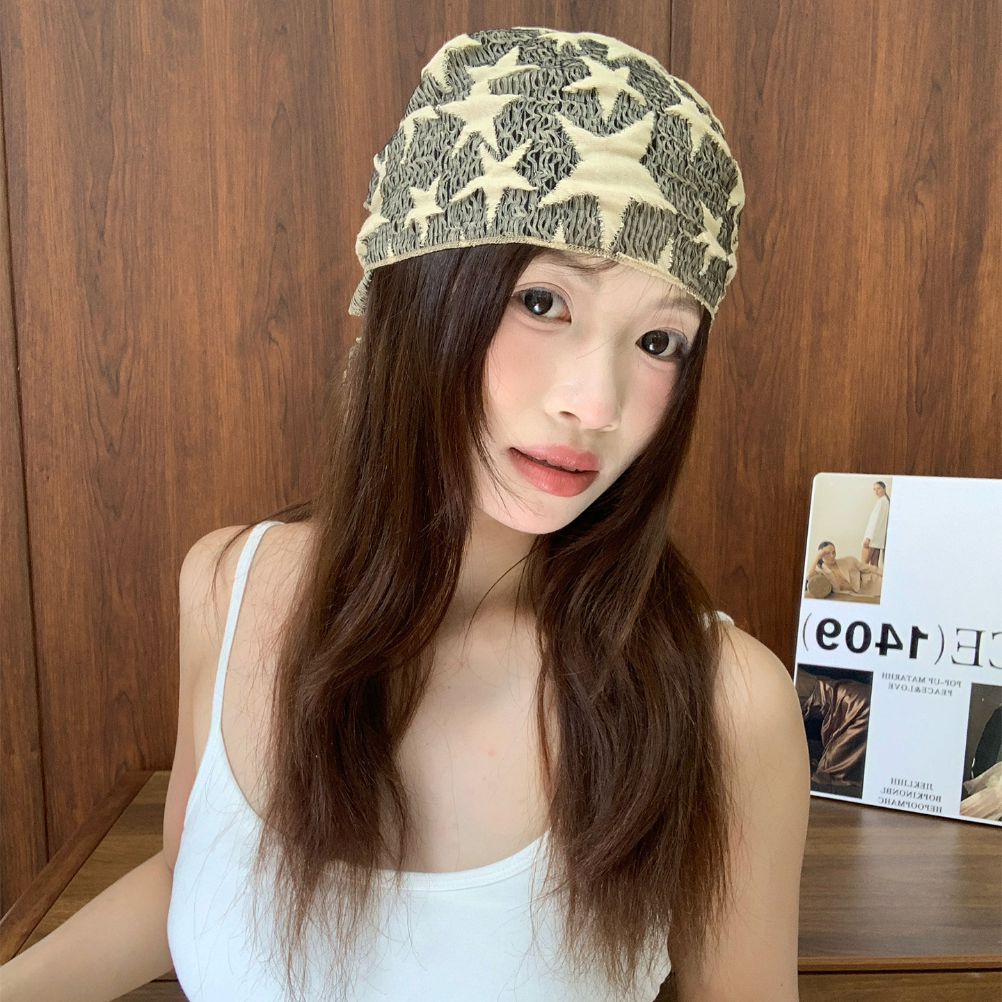 亚文化街头复古幸运星星多功能三角巾时尚嘻哈个性包头巾装饰领巾,服饰配件/皮带/帽子/围巾,围巾/丝巾/披肩,淘宝优惠券,粉丝福利购,淘宝优惠卷