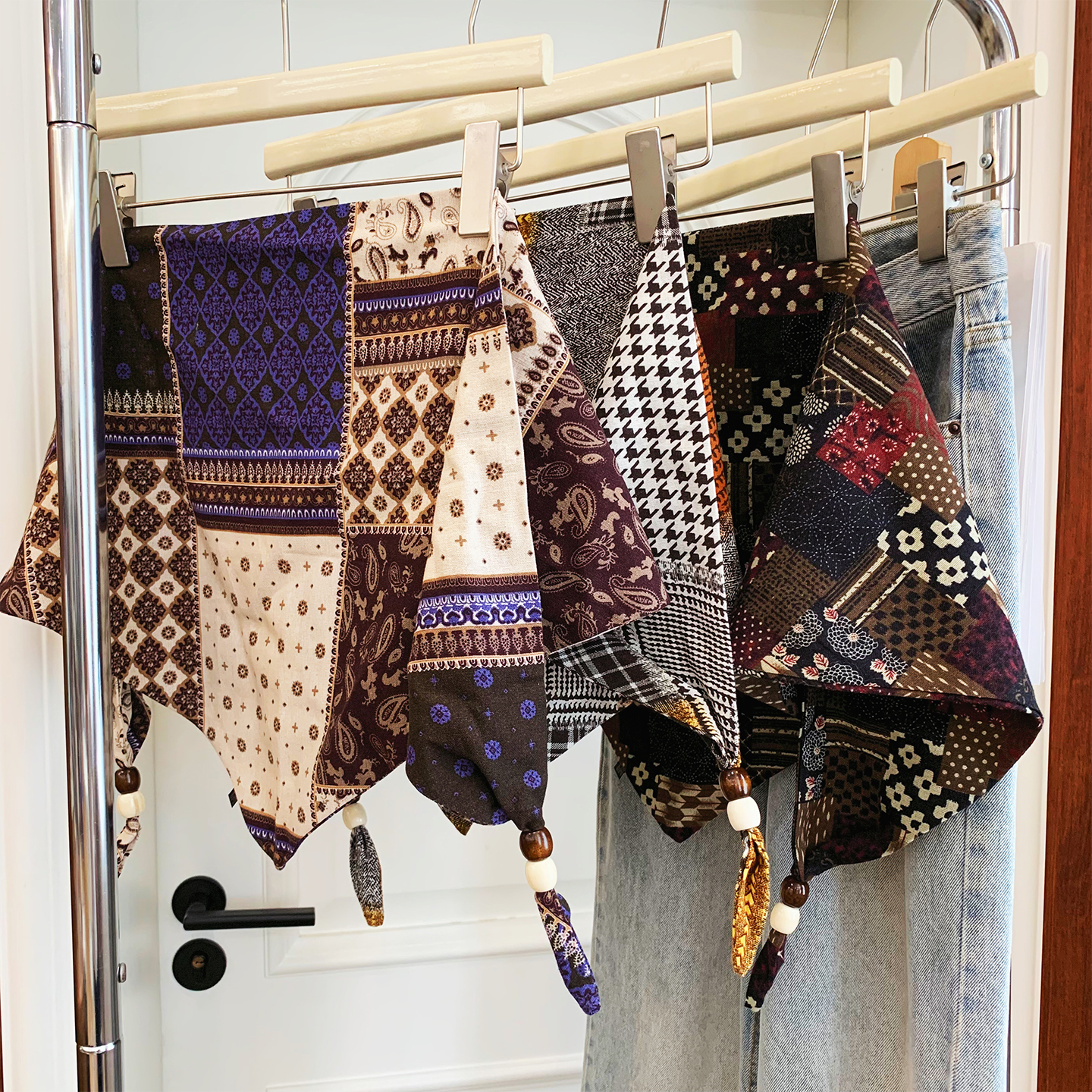 春秋季百搭三角半身裙屁帘女装饰