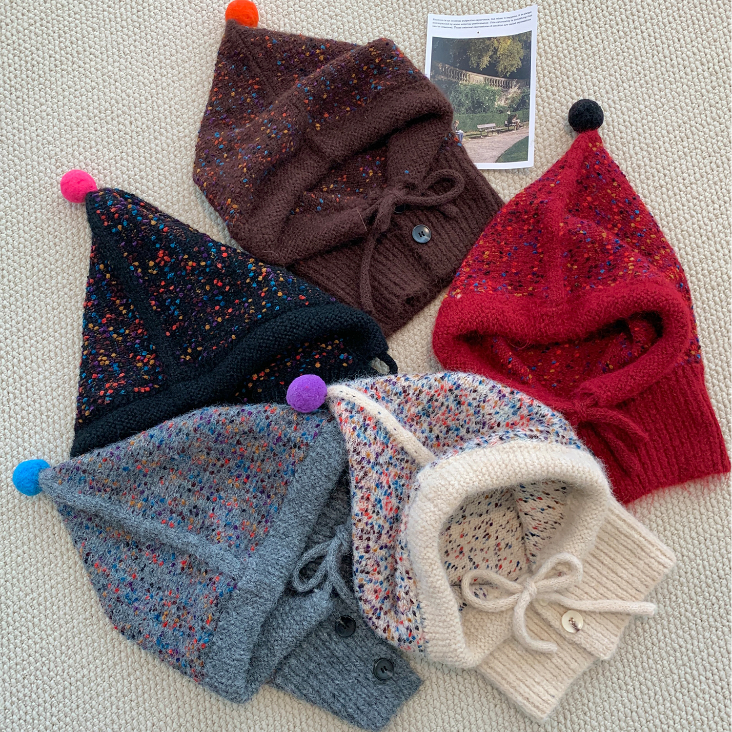 2025韩版新款秋冬季保暖巴拉克拉法帽子女大头围显脸小百搭针织帽