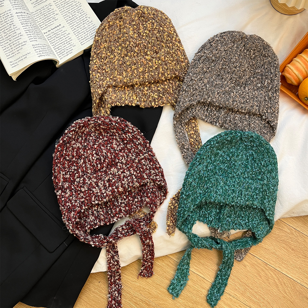 飞行帽韩版女生秋冬季