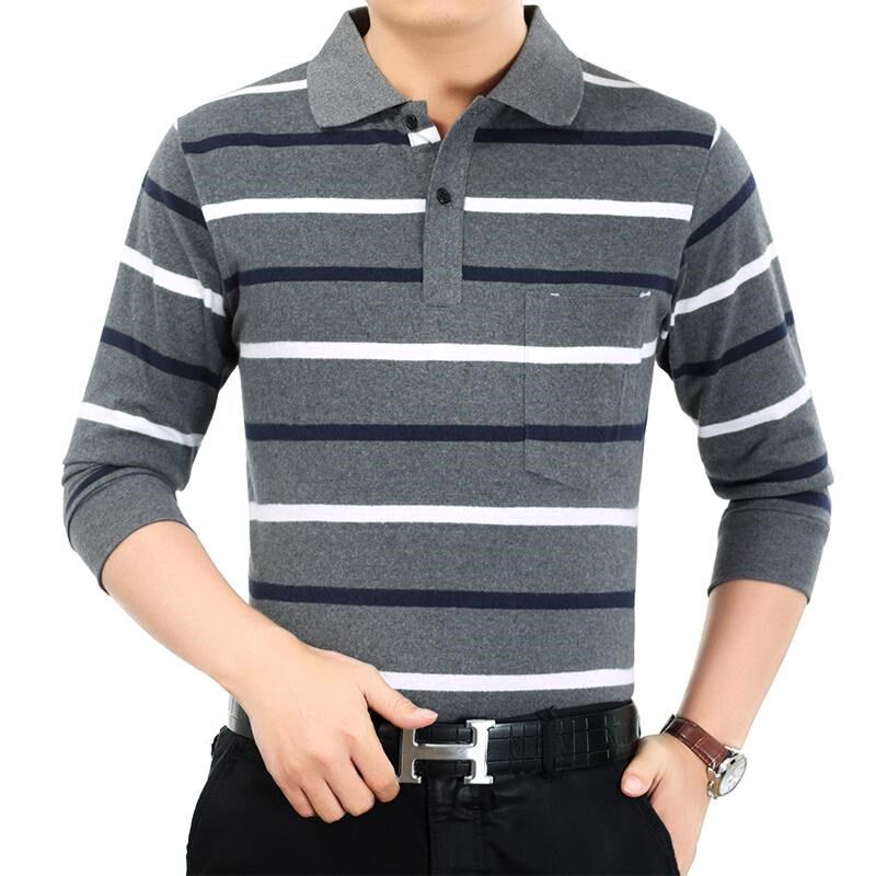 中年男式春秋薄款圆领长袖T恤衫 中老年男装爸爸纯色全棉秋衣内衣在类目 男装, T恤中 - 来自Buy2taobao.com提供专业的淘宝代购服务