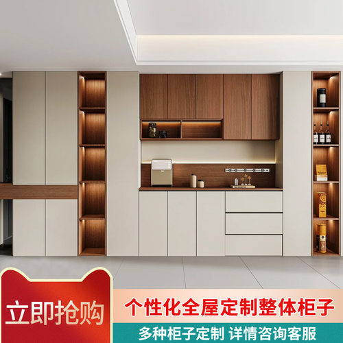 四川轻奢风烤漆实木家具全屋定制