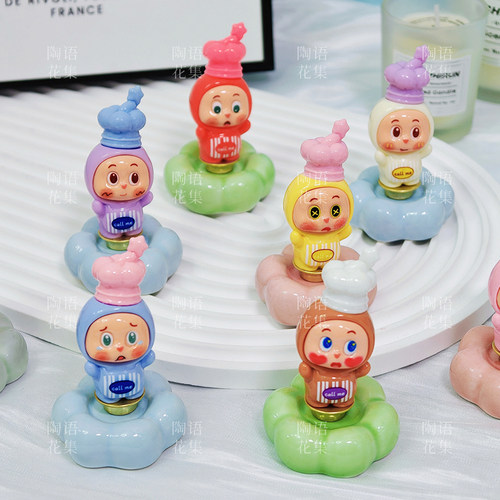 景德镇陶瓷网红摆件星星人转转