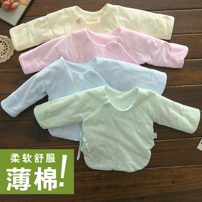 薄棉纯棉春秋冬季a类半背衣