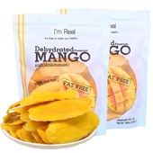 零食特产 泰国风味原味芒果干500g一斤厚切大袋酸甜水果干蜜饯袋装