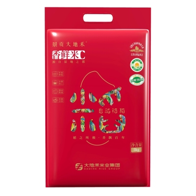 大地禾香鲜米红5kg南粳5818全产业链稻米