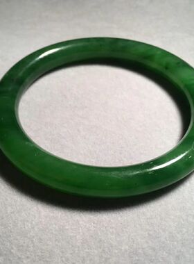 碧玉老坑扁条手镯新品