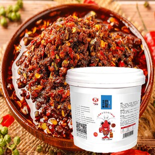 潜江晓飞歌香辣虾蟹秘制酱5kg桶装蒜蓉麻辣小龙虾调料酱料餐饮装