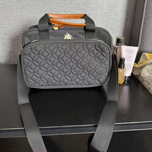 四件包邮 出口尾货 刺绣多夹层多结构手提包收纳包文具数码收纳包