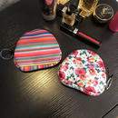 四件 出口尾货半圆潜水服弹力材质零钱包硬币包钥匙包简约清新 包邮