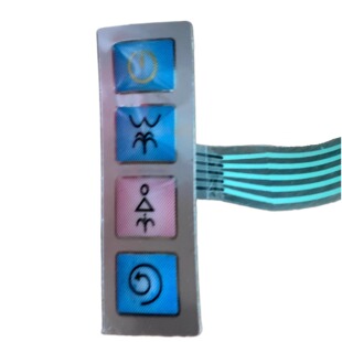 适配dooa杜拉格斯M2319-300-N智能马桶坐座便器侧面按键膜面贴