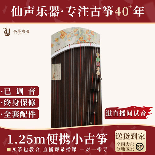 仙声迷你小古筝半筝扬州实木考级