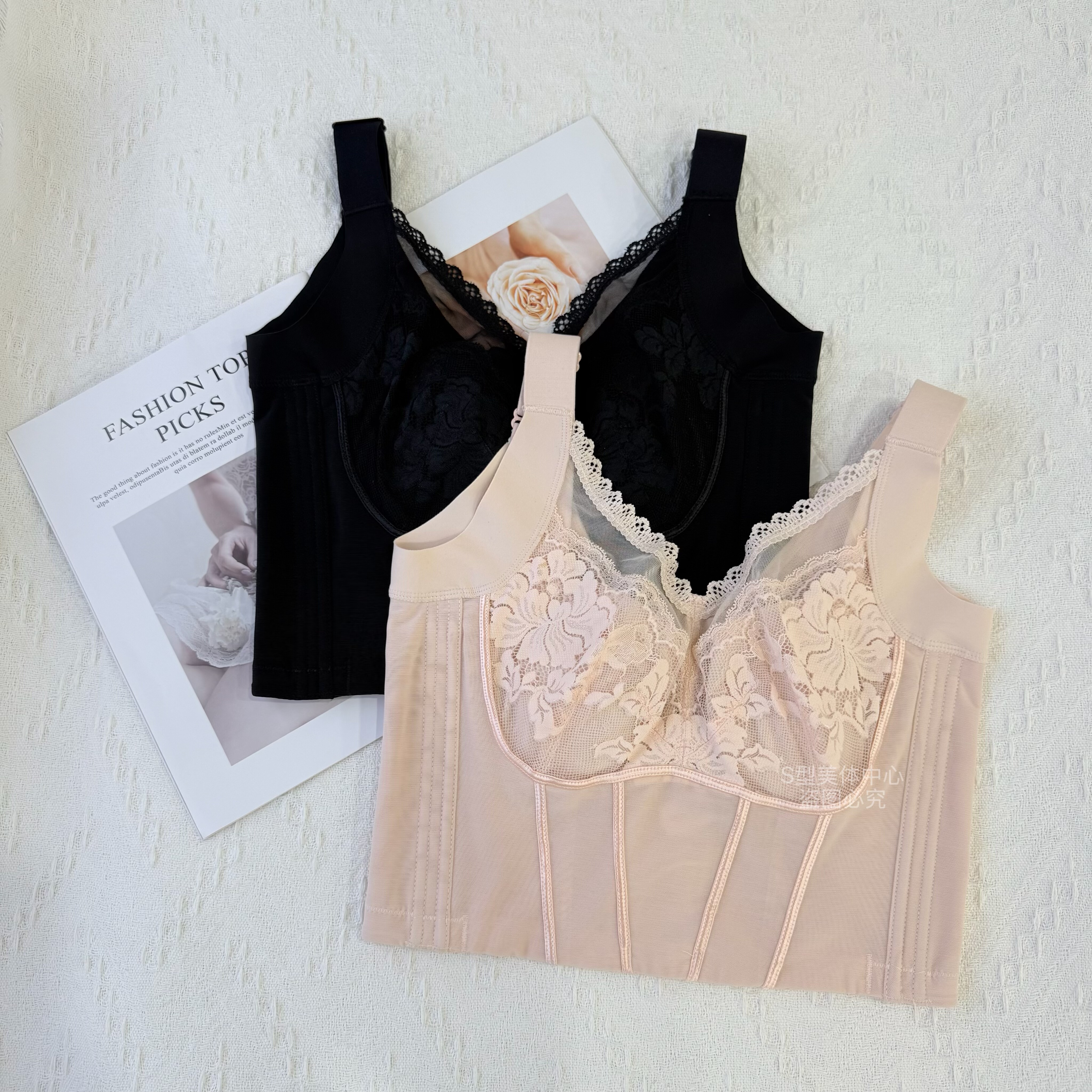 院线身材管理器10排扣长文胸全罩杯大胸显小调整型内衣聚拢收副乳