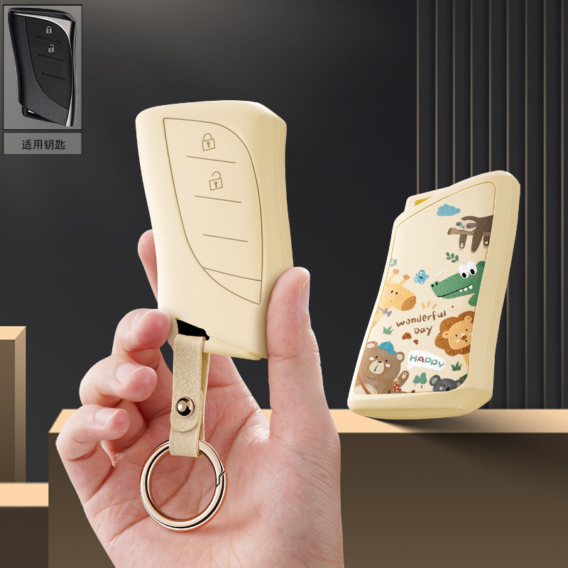 适用雷克萨斯lx600汽车钥匙套rx270保护套570包nx200壳GS扣CT女RZ