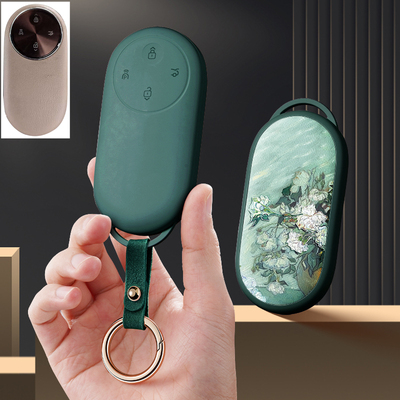 适用鸿蒙智行享界S9汽车钥匙套新款s9t新能源遥控保护套包扣男女