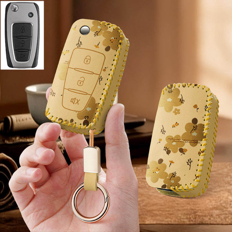 适用铁将军6163汽车钥匙套防盗报警遥控器豪迈保护套扣男女全包壳