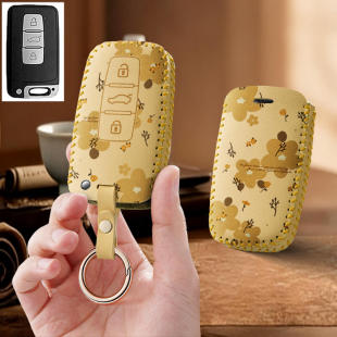 适用众泰e200电动车钥匙包众泰E200pro汽车芝麻e30z遥控钥匙套扣