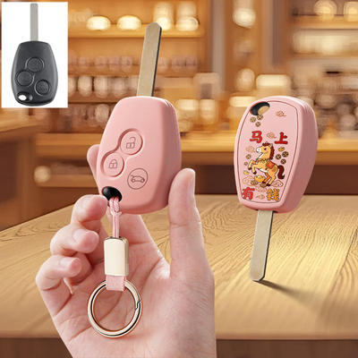 适用雷诺Trafic汽车钥匙套遥控器保护套包壳扣女高级专用男士全包