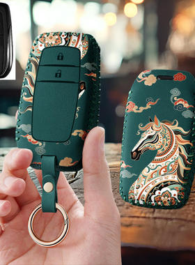 适用丰田22款两键凌放Sienna赛那2023混动21新款汽车钥匙套包壳扣