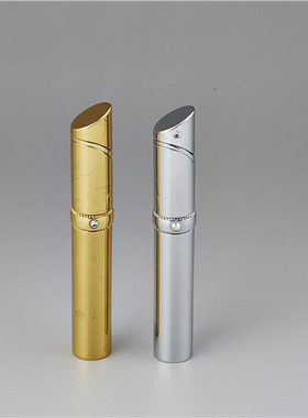 促销日本极细女士全金属金色创意电子打火机送女生送礼带钻充气