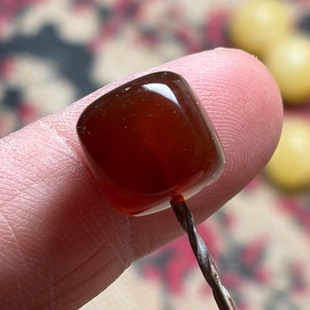 12.5毫米可做其他规格其他琥珀品种 天然手工紫罗兰琥珀方珠12.5