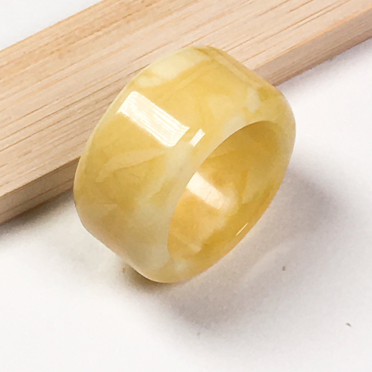 原矿蜜蜡打磨天然精工波罗的海俄料蜜蜡扳指20-23多款圈口
